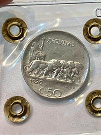 50 Cent. 1920 Leoni - Vittorio Emanuele III