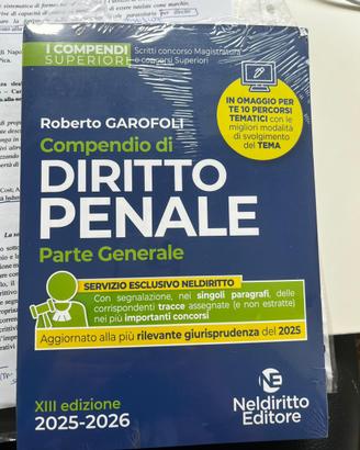 Libri Diritto Penale 2025/2026