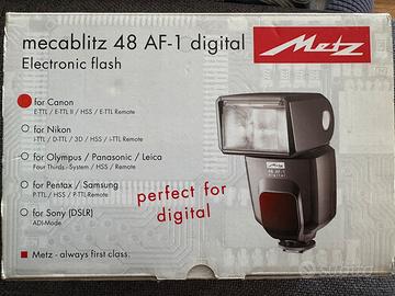 Flash Metz Mecablitz 48 AF-1 digital per Canon