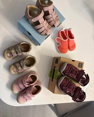 Lotto scarpe bimba n. 23-24 - 7 paia