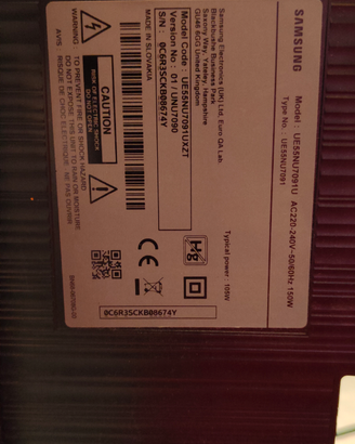 Ricambi tv samsung ue55nu7091uxzt 55 pollici