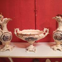 Trittico in porcellana stile barocco veneziano