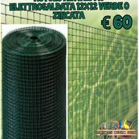 RETE RECINZIONE 12X12 ROTOLO 25 MT