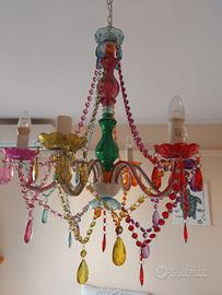 Lampadario colorato Kare