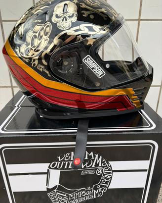 Casco simpson venom tattoo 22.06 limited edition