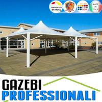 Gazebo copertura pesante ACCIAIO CERTIFICATO pvc