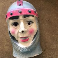 2 maschere di carnevale vintage in celluloide