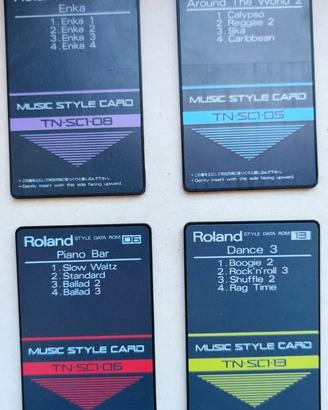 MUSIC STYLE CARD ROLAND