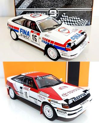 Toyota Celica Rally 1990 e 1991 1/18 Tanomodels