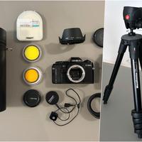 Materiale fotografico manfrotto minolta ecc