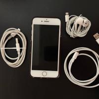 Iphone 8 Gold, auricolare, 2 cavi ricarica e cover
