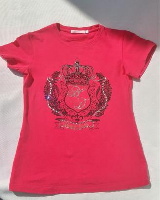 Maglietta cotone fucsia .Silvian Heatch .6/ 8 anni