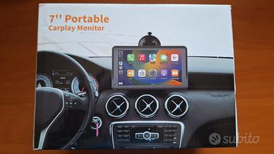 Monitor 7 Carplay Android Auto Nuovo Retrocamera