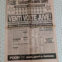 Rarissima gazzetta dello sport -17/05/82