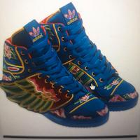 Jeremy Scott-Adidas originali in seta nr. 38