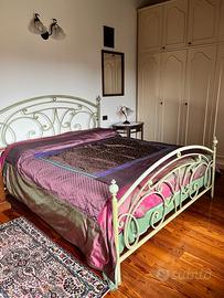 Sari Tradizionale Indiano: Copriletto e 2 Federe