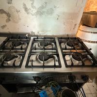Cucina prifessionale 6 fuochi serie 70