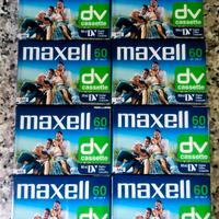 cassette Maxell Mini DV nuove 