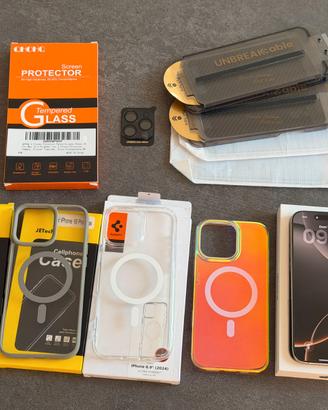 iPhone 16 Pro Max 512GB Titanio Naturale + access.