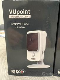 Telecamera IP Risco VUpoint 4MP PoE modello Cube