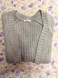 Maxi maglione grigio