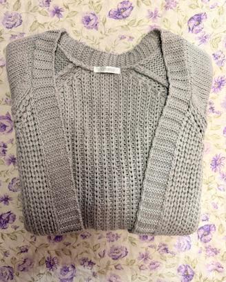 Maxi maglione grigio