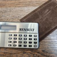 Calcolatrice vintage con logo Renault