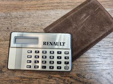 Calcolatrice vintage con logo Renault