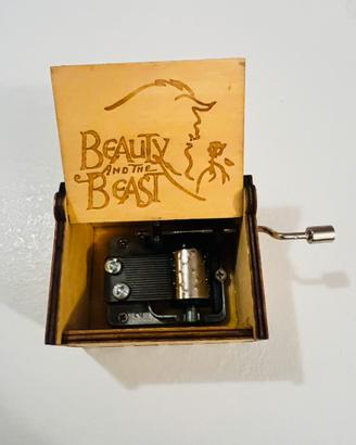 Carillon Musicale in Legno "La Bella e la Bestia"