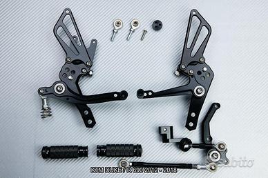 Pedane arretrate KTM DUKE 690 / R 2012 - 2018