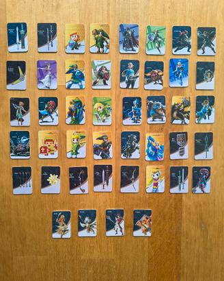 Set 44 mini carte Amiibo NFC Zelda - BOTW e TOTK