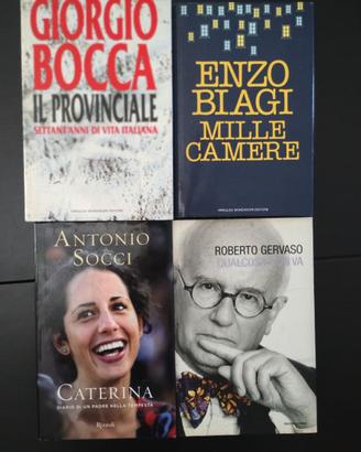 4 libri Bocca-Biagi-Socci-Gervaso.