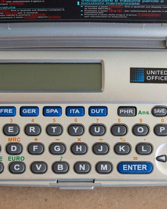 Traduttore portatile United Office vintage