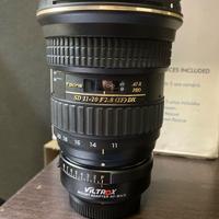 Tokina SD 11-20 mm f 4  ATX Pro con Viltrox