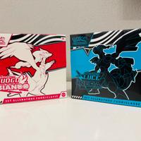 ETB pokemon luce nera e fuoco bianco