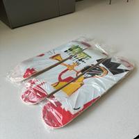 THE SKATEROOM ARTE- BASQUIAT TRITTICO DI SKATE