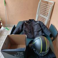 Giacca e casco Smook mai usati