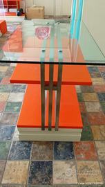 bancone nuovo vetro legno banco tavolo negozio
