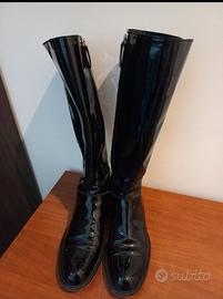 Stivali neri donna vero cuoio, taglia 37