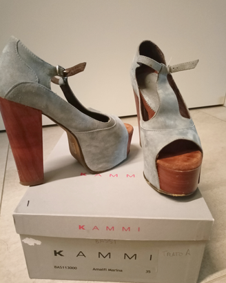 Sandali tacco plateau simil Jeffrey Campbell 36