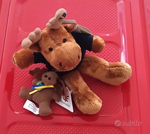 coppia peluche renna "sweden" originali