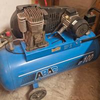 compressore ABAC 2 hp 100 lt 380v.
