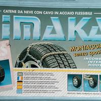 CATENE DA NEVE CON CAVO IN ACCIAIO FLESSIBILE