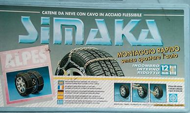 CATENE DA NEVE CON CAVO IN ACCIAIO FLESSIBILE