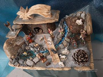 Presepe Artigianale,  su Piota della Valmalenco.