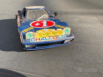 Modellino lancia stratos, rally blu
