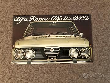 Brochure Alfa Romeo Alfetta 1.6 - 1.8