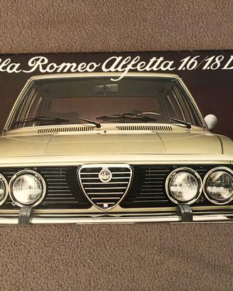 Brochure Alfa Romeo Alfetta 1.6 - 1.8