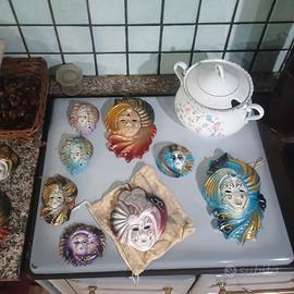 maschere in ceramica 