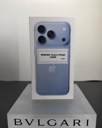 IPHONE 18 PRO 256GB SIGILLATO PROMO